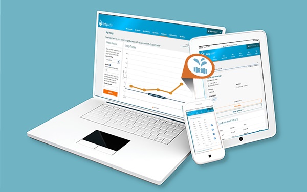 My Account on laptop tablet and mobile