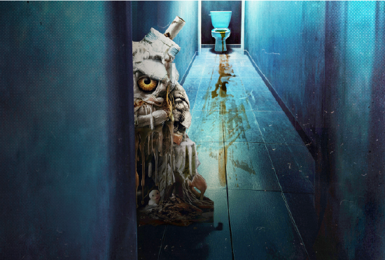 'Creatures from the deep' creature surfacing from toilet