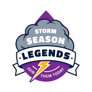 Storm season legend logo