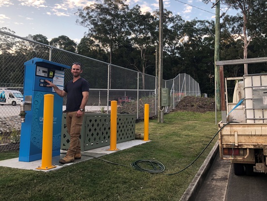 Community Water Fill Stations - Filling