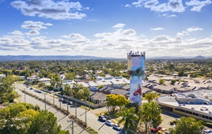 King Street water tower ANZAC