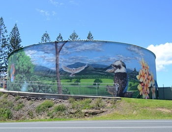 Caloundra Reservoir mural