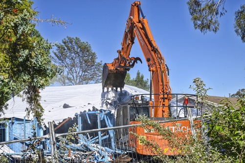 Demolition of residential house