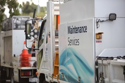 Unitywater maintenance services truck