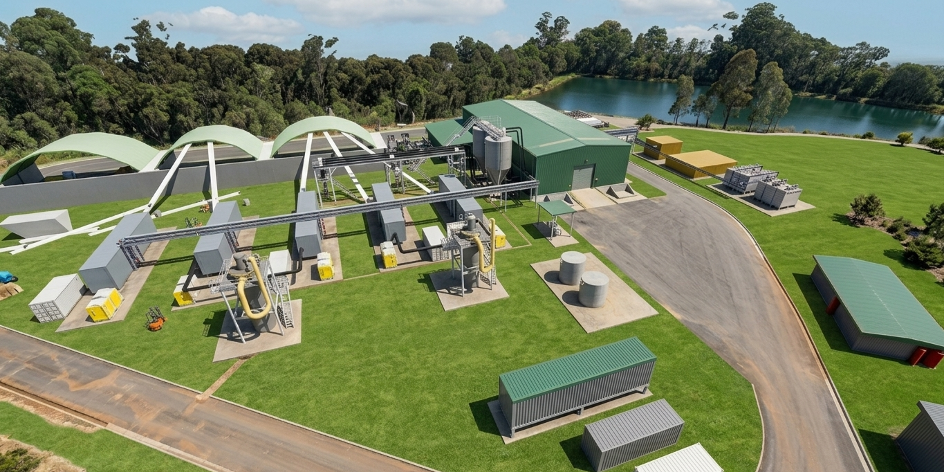 Concept design of Unitywater's Bioresource Recovery Facility 