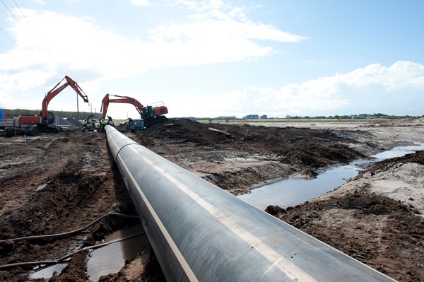 Unitywater sewage main, Kawana hospital