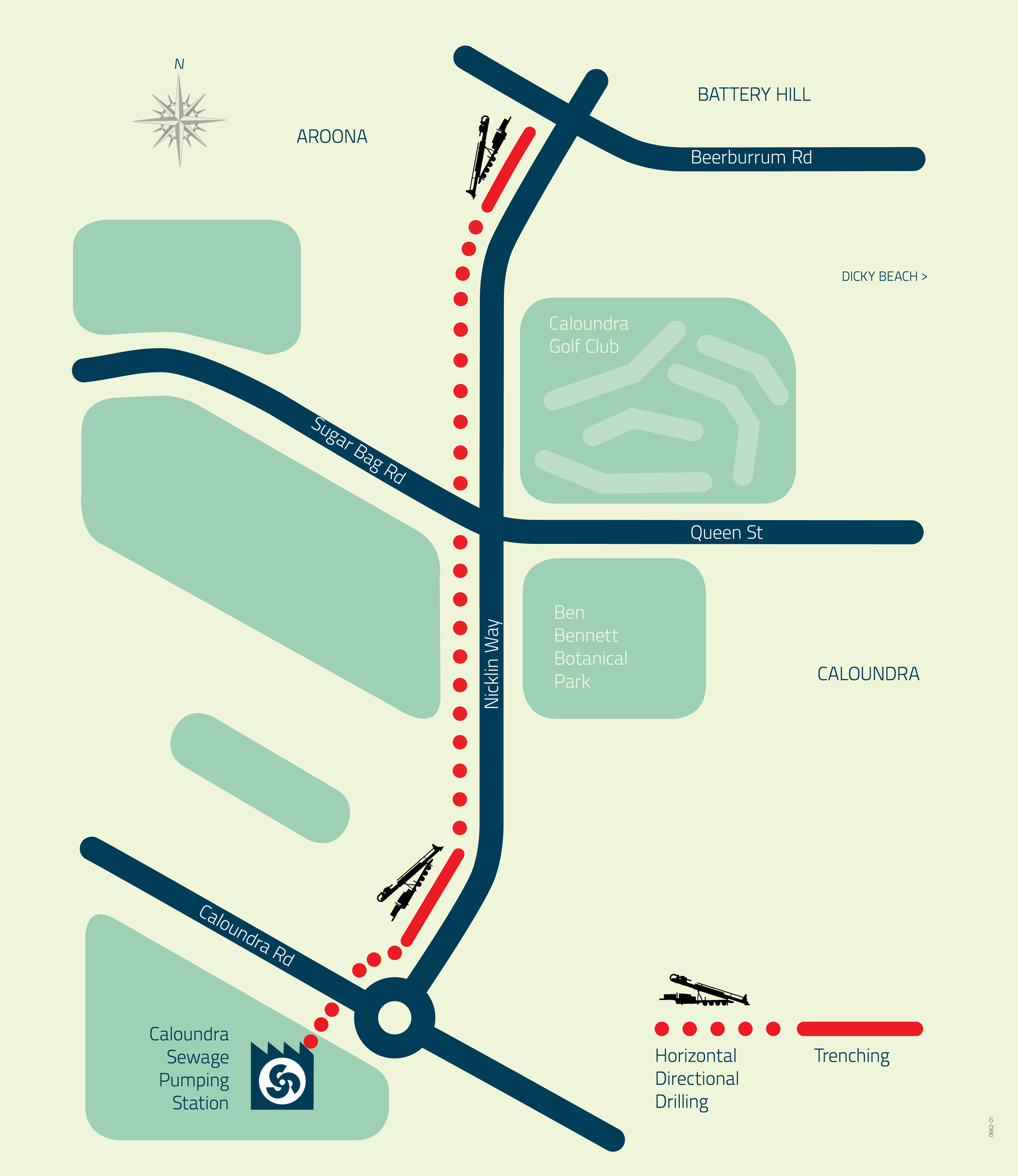 Caloundra project map