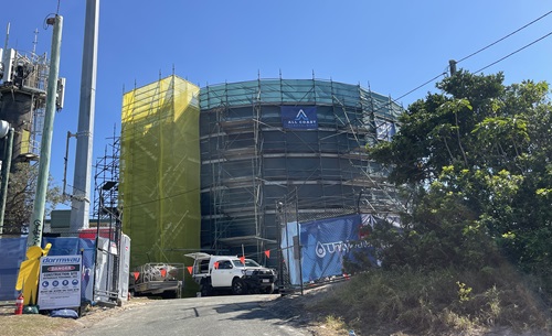 Peregian Beach water reservoir upgrade 2025-26