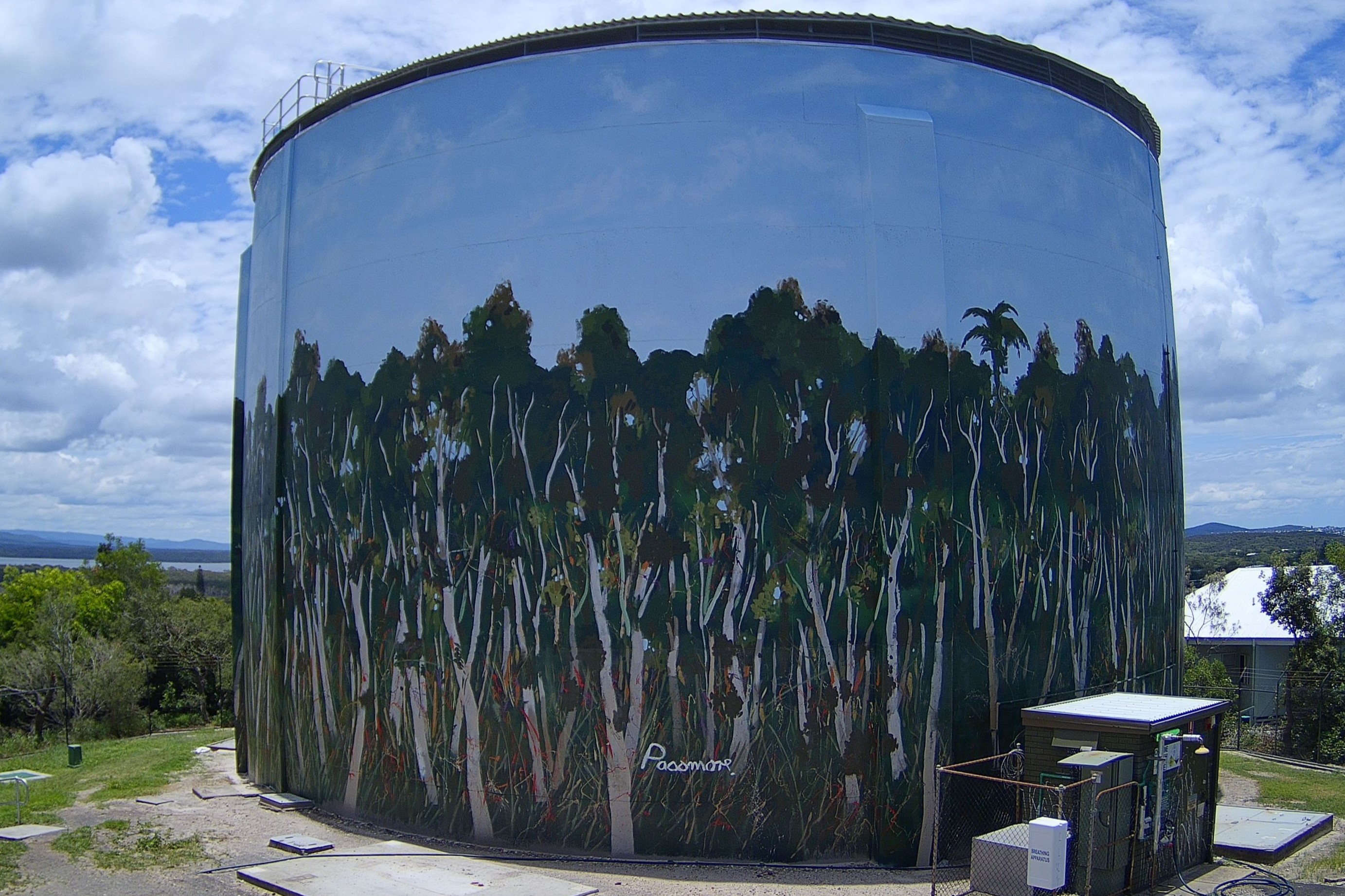 Peregian Beach water reservoir artwork