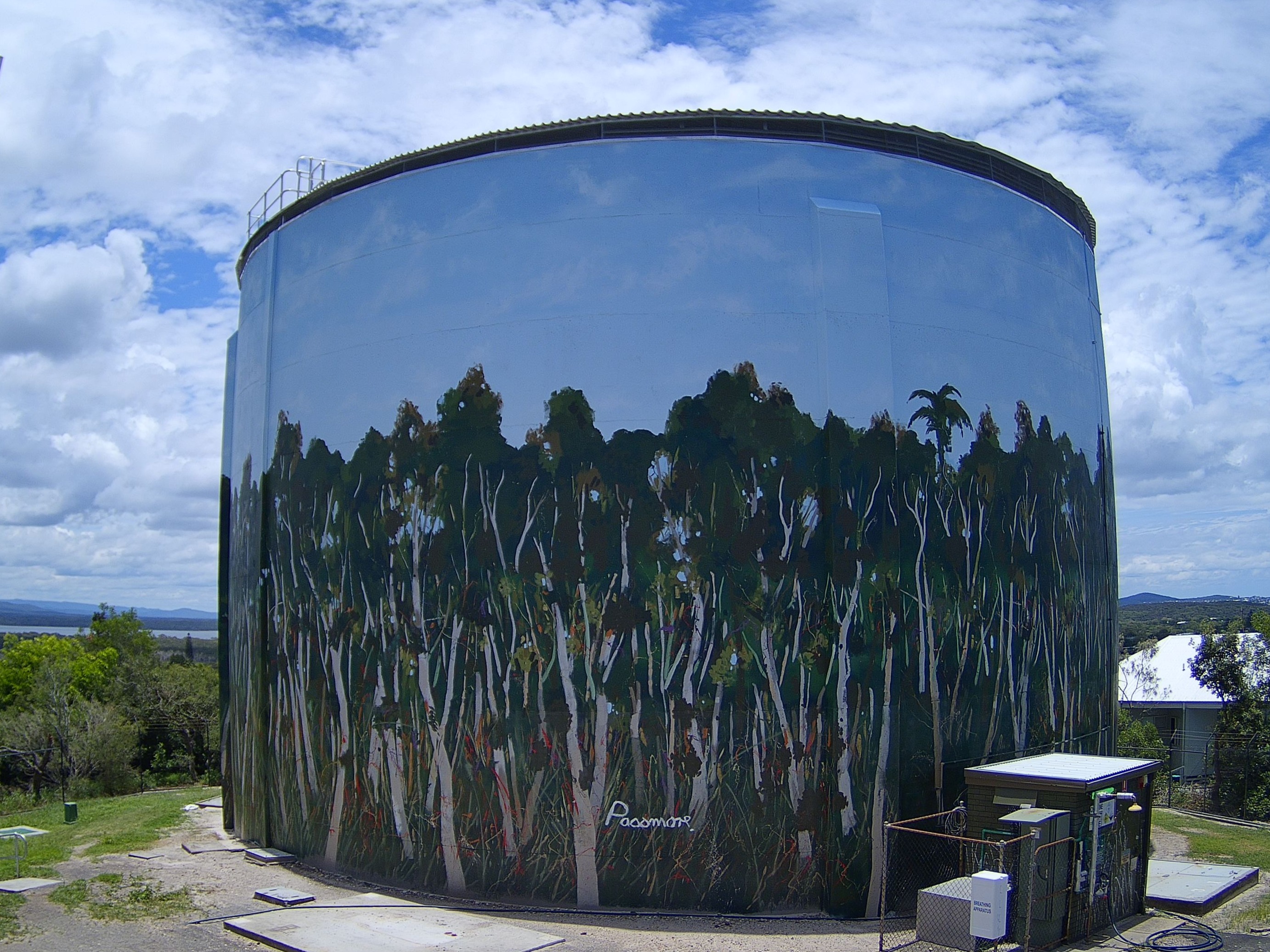 Peregian Beach water reservoir artwork