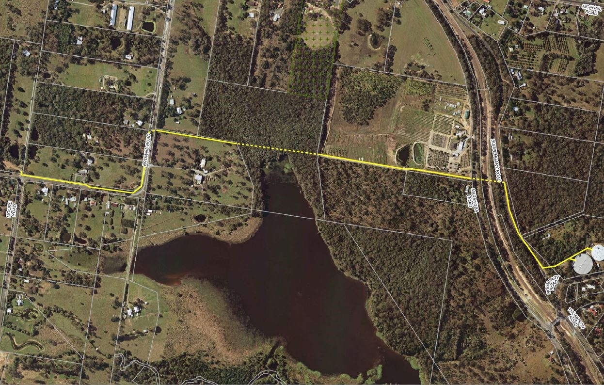 New pipeline from Northern Pipeline Interconnector to Boundary Road Reservoir