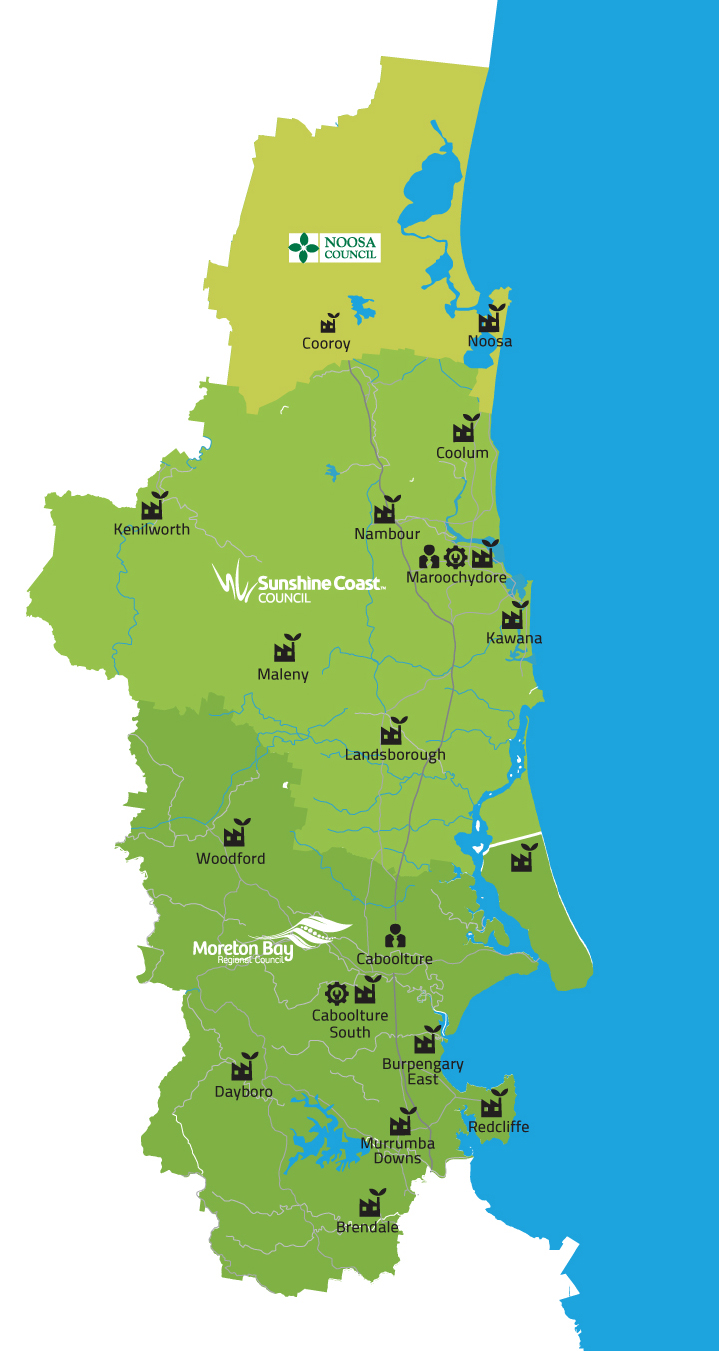 Map of our region