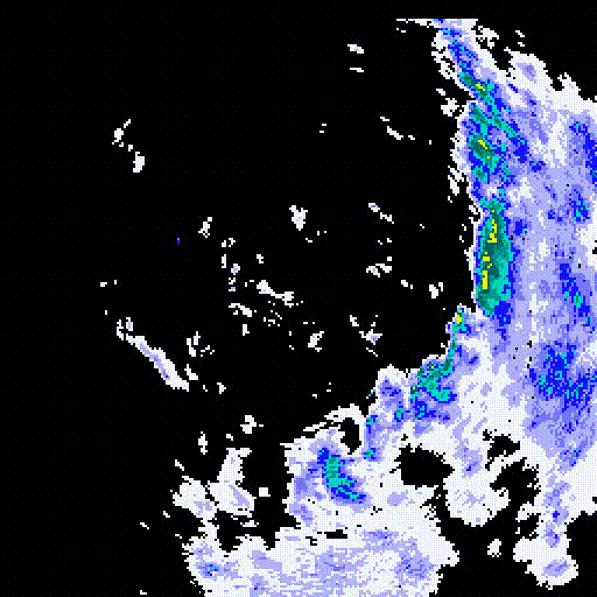 Radar image for machine learning tool that predicts wet weather sewage overflows