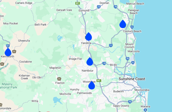 Water carrier map