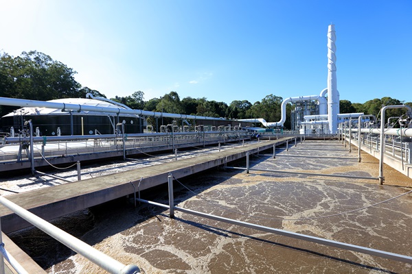 Bioreactor at Murrumba Downs Sewage Treatment Plant