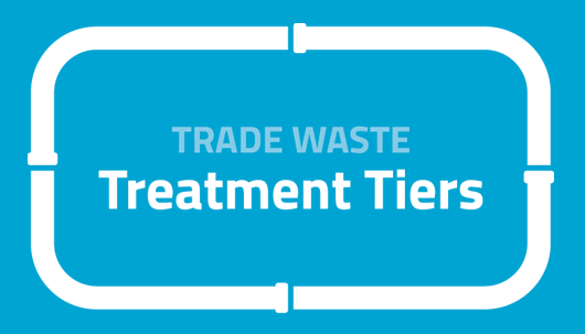 Trade Waste Treatment Tier image blue background