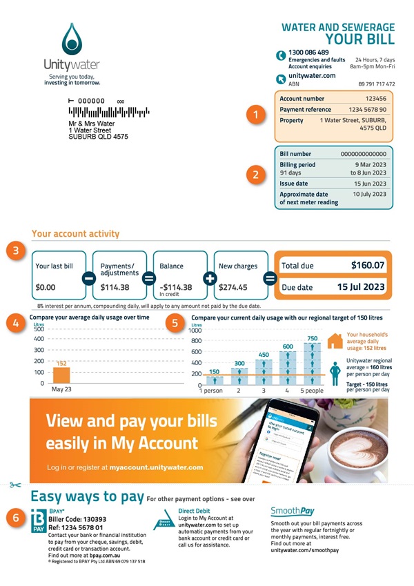 Residential first bill