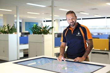 Unitywater Control Room male staff