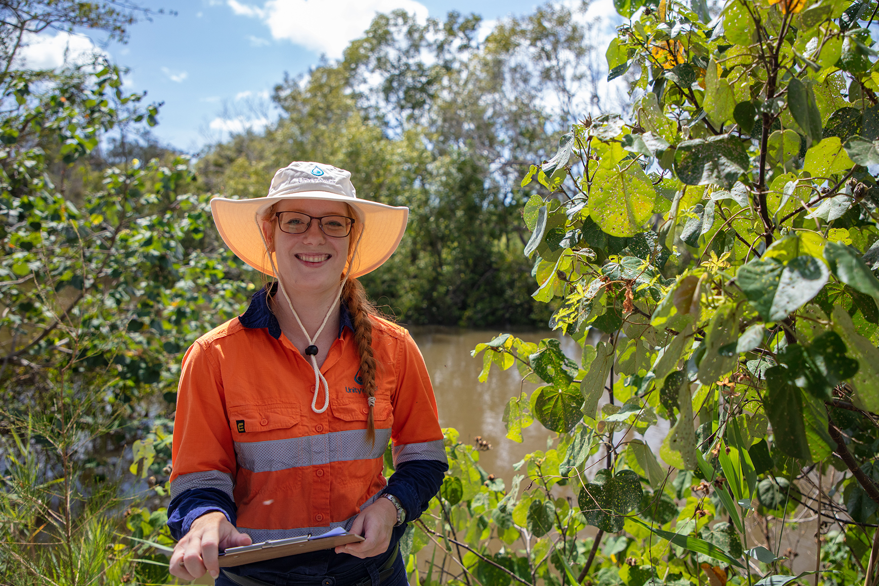 Unitywater environmental worker