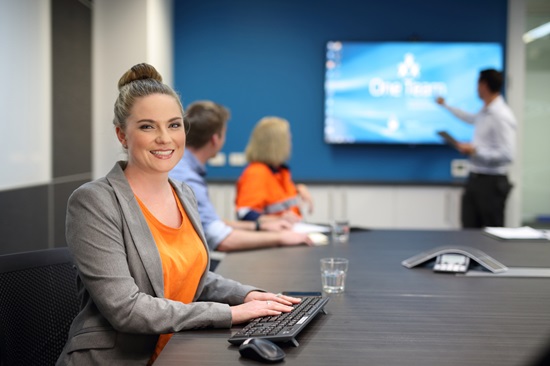 Unitywater female office staff
