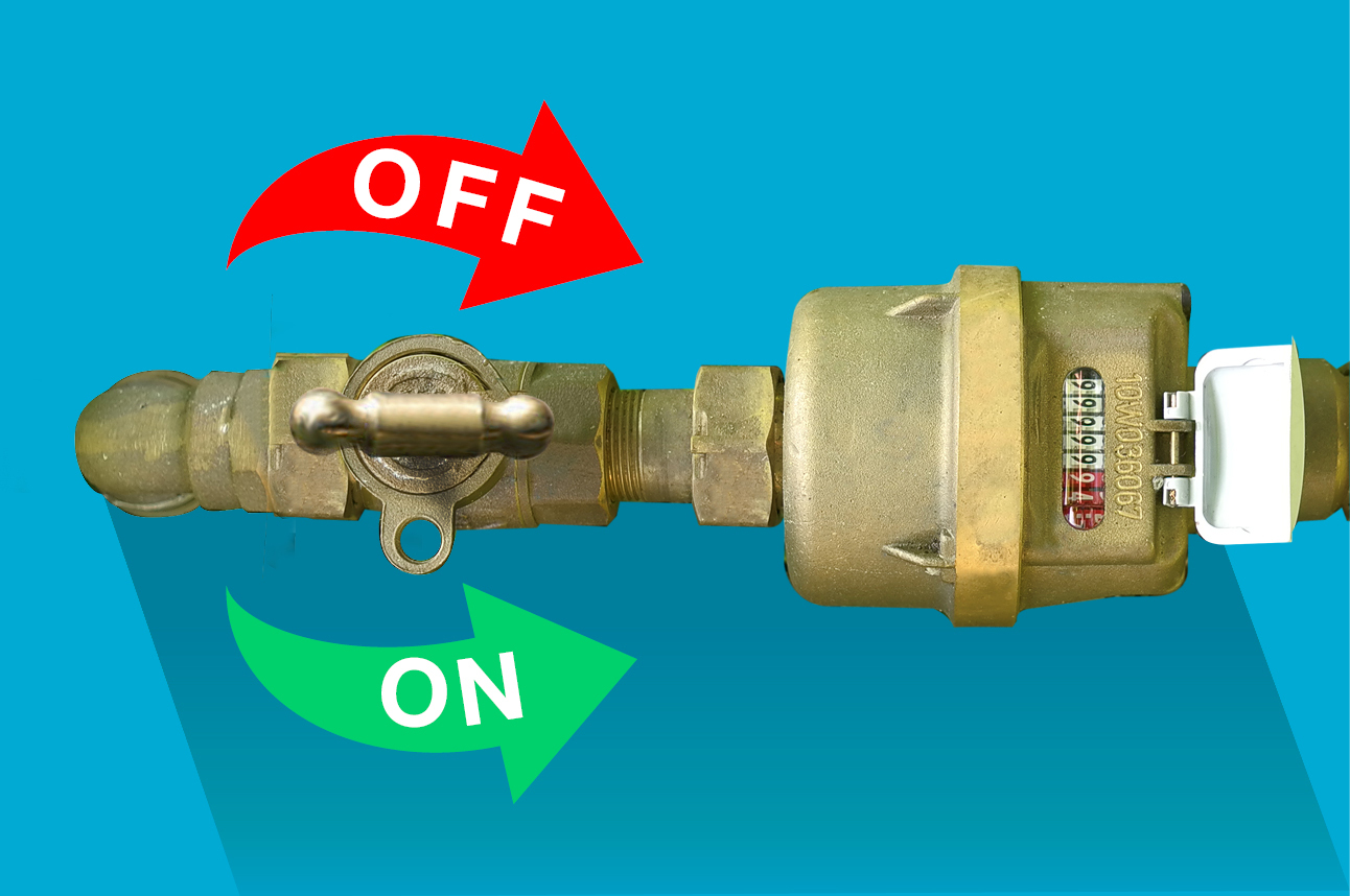 turning ioff wter at water mmeter turning ioff wter at water mmeter